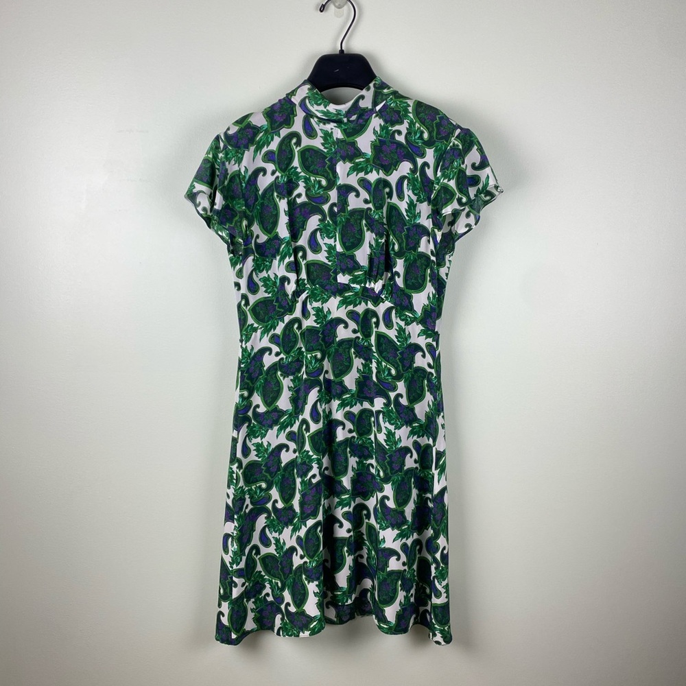 Sandro Paisley Pattern Silk Dress size 3